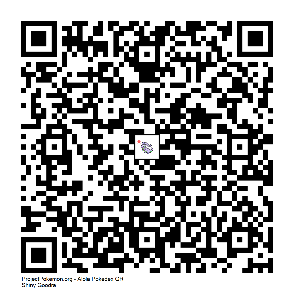 Cdigo QR de Goodra variocolor